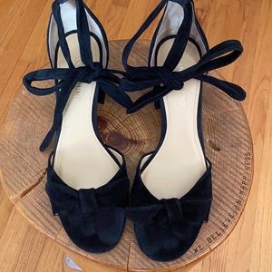 Ivanka Trump size 10 black suede high heel